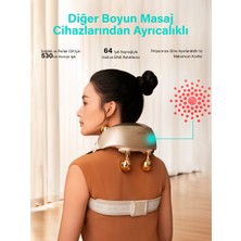 Skg H7 Ultra-E Boyun ve Omuz Masaj Aleti, Geleneksel Shiatsu Masaj Terapisi, Fototerapi, Yoğurucu Derin Doku Masajı, Insan Elini Simüle Eden Yoğurma Hissiyatı, 4 Termoterapi-Isıtma