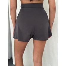 Ozy Fashion Double Kumaş  Şort Etek DBLŞETK-007