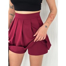 Ozy Fashion Double Kumaş  Şort Etek DBLŞETK-007