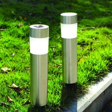 Solarburda 3W Solar Uzun Metal Çim Armatürü