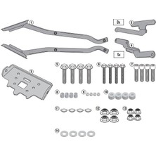 4116FZ Kawasakı Z300 (15-16) Arka Çanta Taşıyıcı