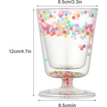 2'li  Çift Cidarlı Yıldızlı Ayaklı Retro Stil Bardak Magnolya Sunum Kasesi ve Kahve Bardağı 350 ml Seti