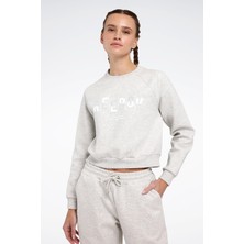 Reebok Runa Top Gri Kadın Sweatshirt