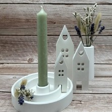 Dekoratif Ev Tealight 4 Parça Mumluk