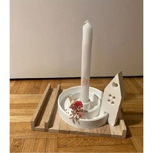 Dekoratif Ev Tealight 4 Parça Mumluk