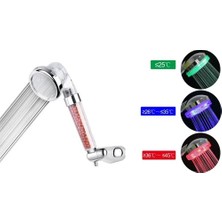 Ozcmax Renk Değiştiren LED Işıklı Tasarruflu Tazyikli Duş Başlığı