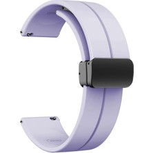 Dmay Xiaomi Watch S4 / S5 Uyumlu Magnet Mıknatıslı Silikon Kordon 22MM