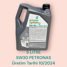 Petronas 5W30 Motor Yağ 5 Litre Ekim 2024 Tarihli