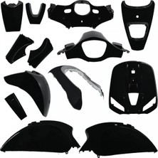 Monero MONDIAL WING 50İ KAPORTA SETİ SİYAH  SCOOTER