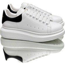 Globalux Alexander Mcqueen Men's Sneakers - Sneaker In White/black - Alexander Mcqueen Erkek Sneaker