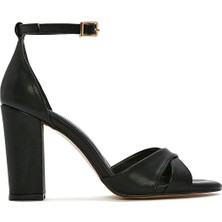 Sole Sisters Ulı Topuklu Sandalet - Siyah