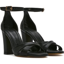 Sole Sisters Ulı Topuklu Sandalet - Siyah