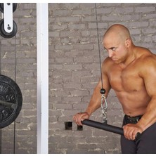 CrewSport Fatgrip Lat Triceps Bar Aparat - Biceps Bar - Fitness Aparat