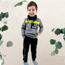 Minnana Kids Erkek Çocuk Bereli 3 Iplik Eşofman Takımı