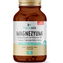 Herovix Magnezyum 3x Complex 60 Tablet 200 Mg - Malat-Sitrat-Bisglisinat-B6