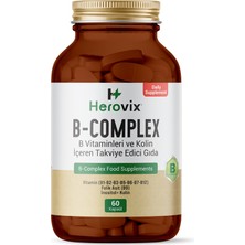 Herovix B Complex 60 Kapsül B Vitaminleri ve Kolin
