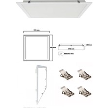 Gökyüzü Panel Ilık Beyaz Led, Gömme LED Armatur, Alçıpen Tavan 60 x 60 LED Panel, Sıva Altı 60WATT LED Panel, 4000K