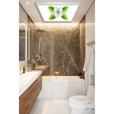 Gökyüzü Panel Wc AVIZE-60 x 60-54W-LED-ARMATÜR-BANYO-AYDINLATMA-DESENLI-PANEL-WC-LED-AMPUL-BANYO Işıkları-Tekli LED