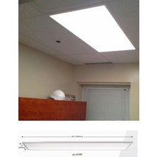 Gökyüzü Panel 60 cm  x 120 cm  Slim LED Panel, 6500K, Beyaz Işık, 72W Aydınlatma, Homojen Işık, Güçlü LED Aydınlatma,