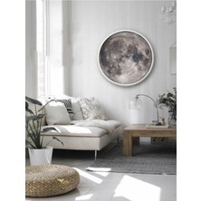 Gökyüzü Panel Moon,led APLIK,30 cm  Çap LED 25WATT, Modern,duvar Aplik,led, Yatak Odası Aplik,yatak Başı Aplik, New