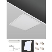 Gökyüzü Panel Gömme LED Armatur, Alçıpen Tavan 60 x 60 LED Panel, Sıva Üstü 60WATT LED Panel, Beyaz Işık 6500K-BEYAZ