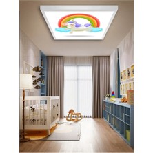 Gökyüzü Panel 60WATT- Çocuk Odası LED Avize, Hayal Perest 60 cm  x 60 cm  LED Çoçuk Odası Avize