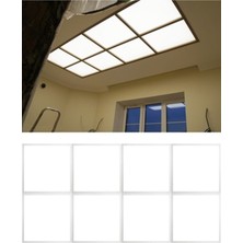 Gökyüzü Panel 8 Adet,yeni Tavan Aydınlatma, 8 Li LED PANEL,T24 Asma Tavanlar Için Gurup LED Aydınlatma PANEL,60 x 60