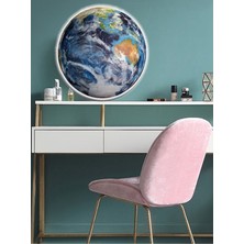 Gökyüzü Panel World Model,led Aplik, 30 cm  Çap,led 25WATT, Modern,duvar Aplik, Yatak Odası Aplik,iç Mekan Aplik