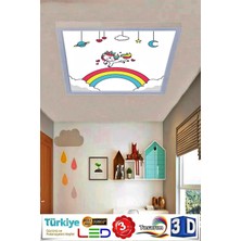 Gökyüzü Panel Çocuk Avize Duma LED 60WATT Tavan Tipi Avize, LED Avize,yeni Nesil Avize