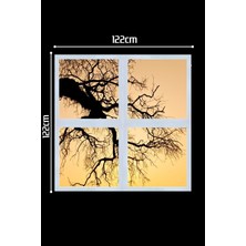 Gökyüzü Panel 124 cm  x 124 cm -DÖRTLÜ- Led-Sıva ÜSTÜ-216W-EKMEK Fırını LED Aydınlatma-Avize Modelleri-
