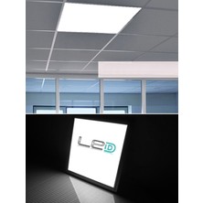 Gökyüzü Panel 60 cm   x 60 cm  Sıva Altı LED Panel, Taş Yünü Asma Tavan LED Panel, Beyaz Işık, Kare Backlight LED Panel 54W