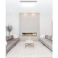 Gökyüzü Panel 60 x 60 Sıva Üstü 60 Watt LED Panel, Beyaz Işık 6500K- Beyaz Çerçeve, Homojen Aydınlatma, 60 cm  x 60 cm