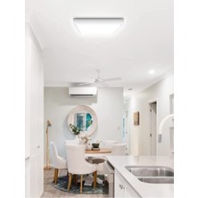 Gökyüzü Panel 60 x 60 Sıva Üstü 60 Watt LED Panel, Beyaz Işık 6500K- Beyaz Çerçeve, Homojen Aydınlatma, 60 cm  x 60 cm