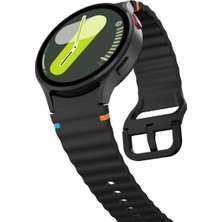 Nextron Samsung Galaxy Watch 4/5/6/7/fe/40/44/classic/42/43/46/47 Uyumlu Yüksek Kaliteli Spor Silikon Kordon