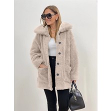 Barbora Peluş Rahat Kışlık Ceket