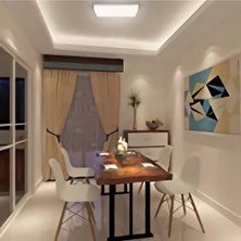 Gökyüzü Panel Mutfak Avize 25WATT-30 cm  x 30 cm  Lüks LED Aydınlatma, Avize Modelleri, Mutfak Avize Modelleri (Yeni)