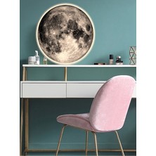 Gökyüzü Panel Moon LED Aplik 30 cm  Çap LED 25WATT LED Duvar Aplikleri Yatak Odası Aplik Yatak Başı Aplik Genç