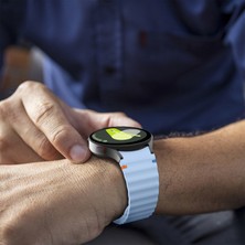 Nextron Samsung Galaxy Watch 4/5/6/7/fe/40/44/classic/42/43/46/47 Uyumlu Yüksek Kaliteli Spor Silikon Kordon