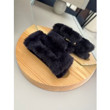 SP Accessories Siyah Renkli  Peluş Toka