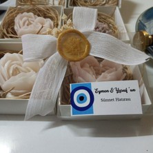 Gold Mühürlü Kalp Orkide Mumlu Düğün Nişan Nikah Kına Sünnet Babyshower Hediyelik	düğün -Nikah -Kına-Nişan Hediyelikler,bebek Hediyelikler