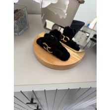 SP Accessories Siyah Renkli  Peluş Toka