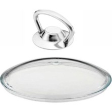 32 cm Pyrex Cam Kapak & Metal Tepe