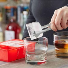 2'li Buz Kalıbı Seti, Xl Küp ve Mini Buz Kalıbı, Soğuk Içecek Kokteyl Için Buzluk