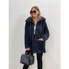 1Tarz Peluş Rahat Kışlık Ceket