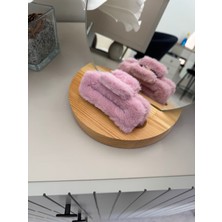 SP Accessories Pembe  Renkli  Peluş Toka
