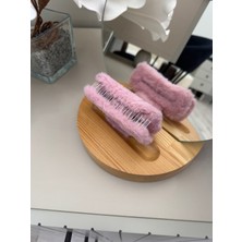 SP Accessories Pembe  Renkli  Peluş Toka