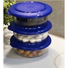 Kristal Kase 3lü Mavi Kapak