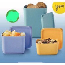 Kubik Kare Saklama Kabı 3 Lü