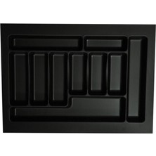 67X49 cm Çekmece Içi Düzenleyici 67 cm Siyah Kaşıklık 67 cm Kepçelik (60X40 cm E Kadar Kesilebilir)