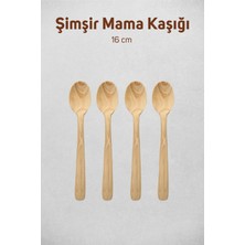 Ali Dayı Şimşir Mama Kaşığı - 4x 16CM